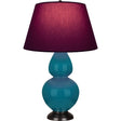 Robert Abbey (1752P) 9.5" x 31" DOUBLE GOURD TABLE LAMP