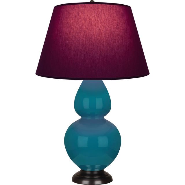 Robert Abbey (1752P) 9.5" x 31" DOUBLE GOURD TABLE LAMP