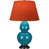 Robert Abbey (1752T) 9.5" x 31" DOUBLE GOURD TABLE LAMP