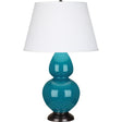 Robert Abbey (1752X) 9.5" x 31" DOUBLE GOURD TABLE LAMP