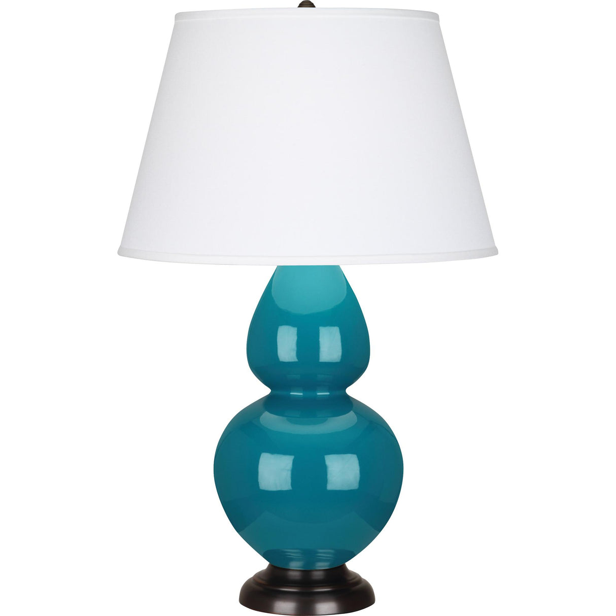 Robert Abbey (1752X) 9.5" x 31" DOUBLE GOURD TABLE LAMP