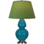 Robert Abbey (1753G) 9.5" x 31" DOUBLE GOURD TABLE LAMP