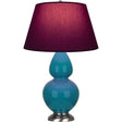 Robert Abbey (1753P) 9.5" x 31" DOUBLE GOURD TABLE LAMP