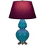 Robert Abbey (1753P) 9.5" x 31" DOUBLE GOURD TABLE LAMP