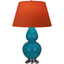 Robert Abbey (1753T) 9.5" x 31" DOUBLE GOURD TABLE LAMP