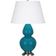 Robert Abbey (1753X) 9.5" x 31" DOUBLE GOURD TABLE LAMP