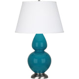 Robert Abbey (1753X) 9.5" x 31" DOUBLE GOURD TABLE LAMP