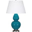 Robert Abbey (1753X) 9.5" x 31" DOUBLE GOURD TABLE LAMP