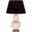 Robert Abbey (1754K) 9.5" x 31" DOUBLE GOURD TABLE LAMP