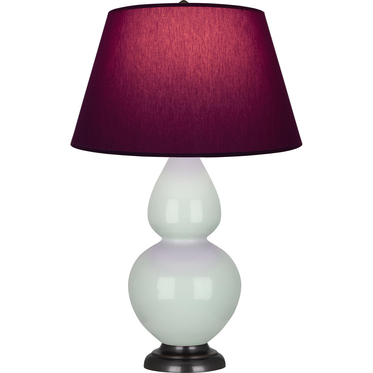 Robert Abbey (1790P) 9.5" x 31" DOUBLE GOURD TABLE LAMP