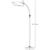 Robert Abbey (1847) 11.25" x 40.38" BRUNO FLOOR LAMP