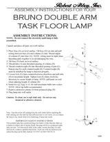 Robert Abbey (1848) 10" x 57.4" BRUNO FLOOR LAMP