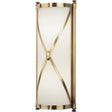 Robert Abbey (1986) 6.5" x 16.38" CHASE WALL SCONCE