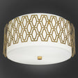 Robert Abbey (203) 16" x 7.25" MARCEL FLUSHMOUNT