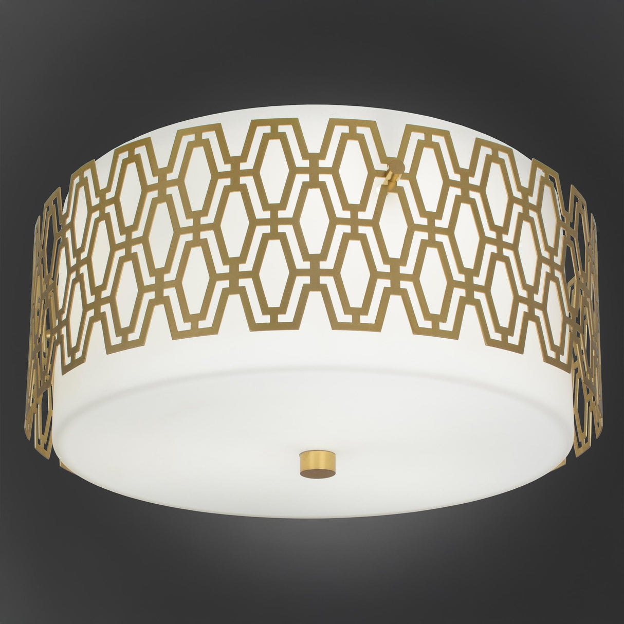 Robert Abbey (203) 16" x 7.25" MARCEL FLUSHMOUNT