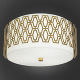 Robert Abbey (203) 16" x 7.25" MARCEL FLUSHMOUNT