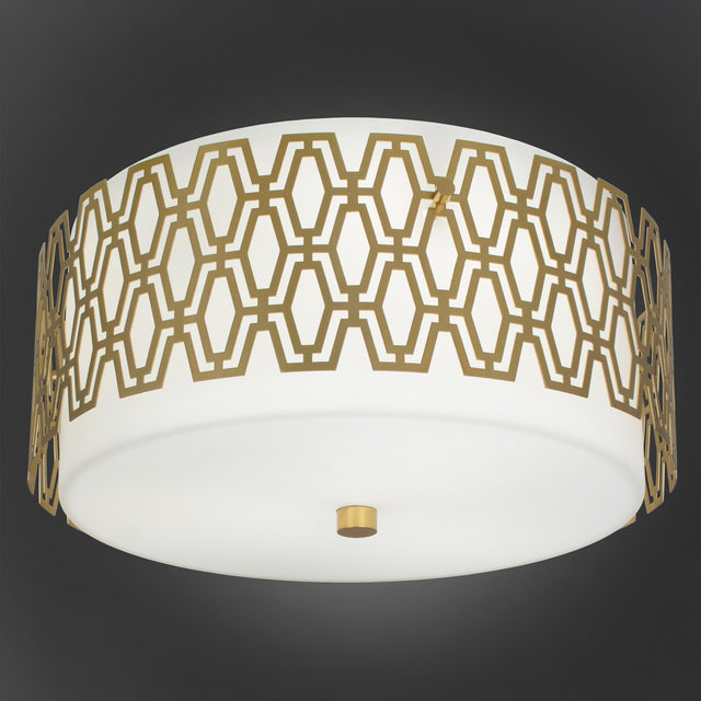 Robert Abbey (203) 16" x 7.25" MARCEL FLUSHMOUNT