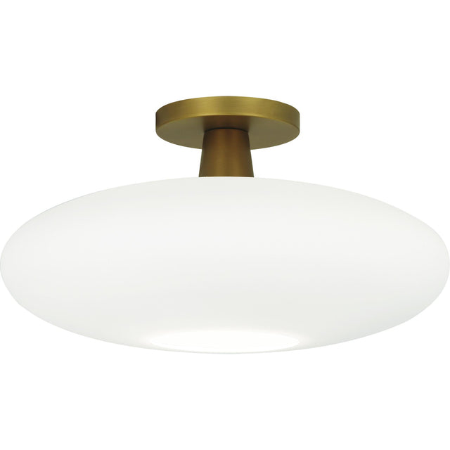 Robert Abbey (2039) 15" x 7.88" RICO ESPINET OVO FLUSHMOUNT