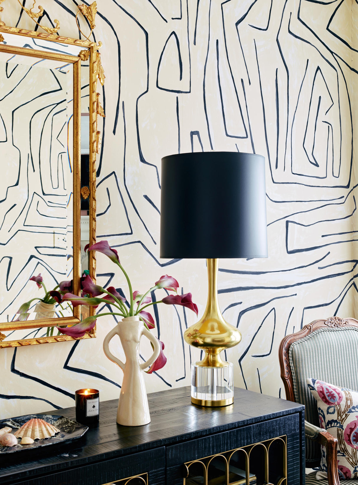 Robert Abbey (207B) 5.5" x 37" JUNO TABLE LAMP