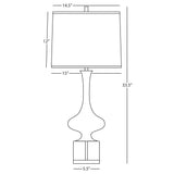 Robert Abbey (209) 7.75" x 33.5" JEANNIE TABLE LAMP