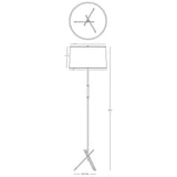 Robert Abbey (218) 20.5" x 62.5" THATCHER FLOOR LAMP