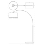 Robert Abbey (2287) 10" x 66.38" ARCHER FLOOR LAMP