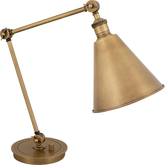 Robert Abbey (2419) 7.5" x 10.25" ALLOY TABLE LAMP