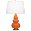 Robert Abbey (242X) 7.25" x 24.38"-0" SMALL TRIPLE GOURD ACCENT LAMP
