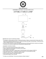 Robert Abbey (2500) 6.88" x 29.5" ANNIKA TABLE LAMP