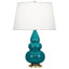 Robert Abbey (253X) 7.25" x 24.38" SMALL TRIPLE GOURD ACCENT LAMP