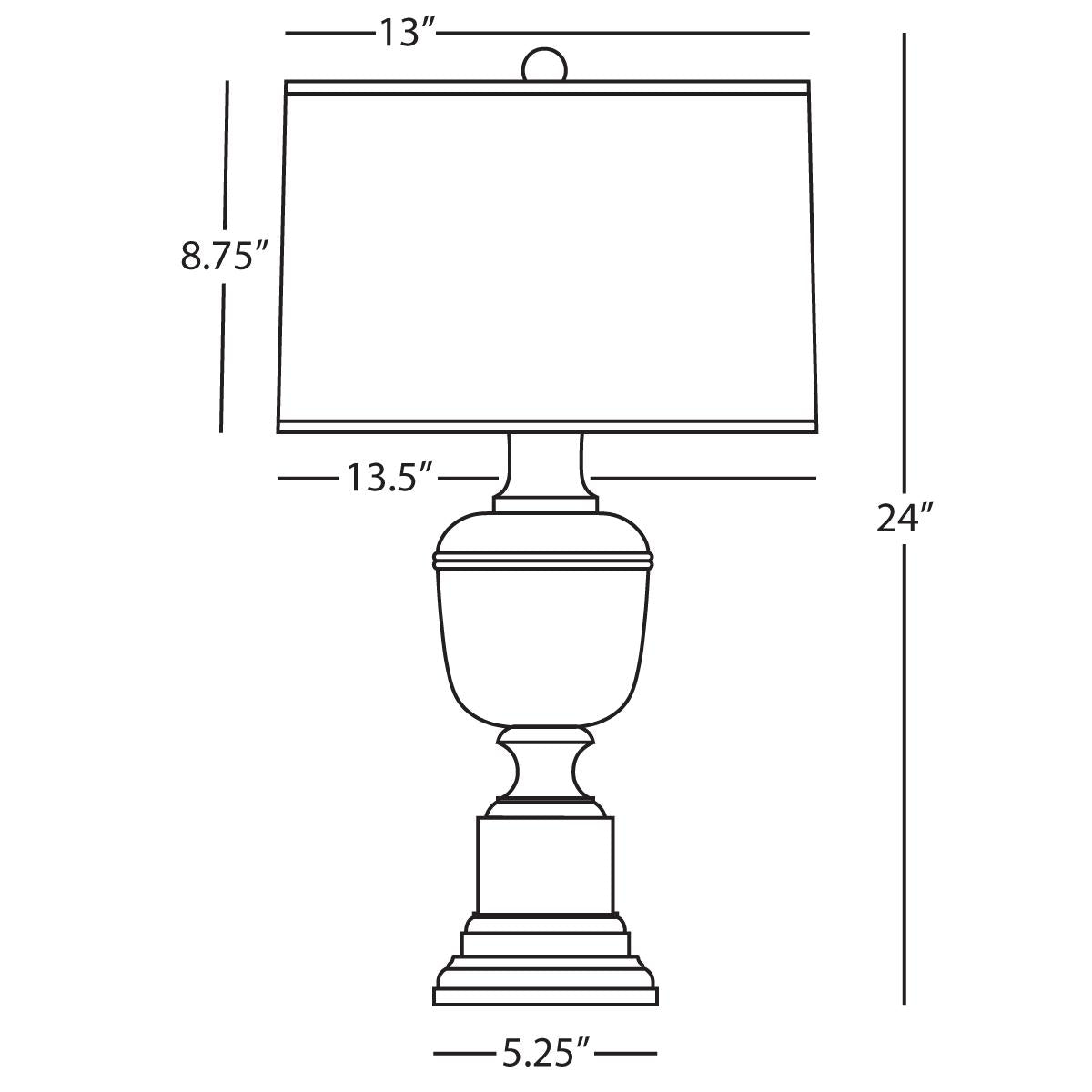 Robert Abbey (2605) 7.13" x 24" ANNIKA ACCENT LAMP