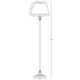 Robert Abbey (2606X) 10" x 59.25" WILTON FLOOR LAMP