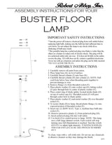 Robert Abbey (2801) 12" x 79.5" RICO ESPINET BUSTER FLOOR LAMP