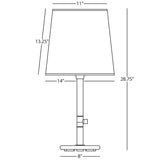 Robert Abbey (2803) 8" x 28.75" RICO ESPINET BUSTER CHICA ACCENT LAMP