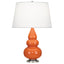 Robert Abbey (282X) 7.25" x 24.38" SMALL TRIPLE GOURD ACCENT LAMP