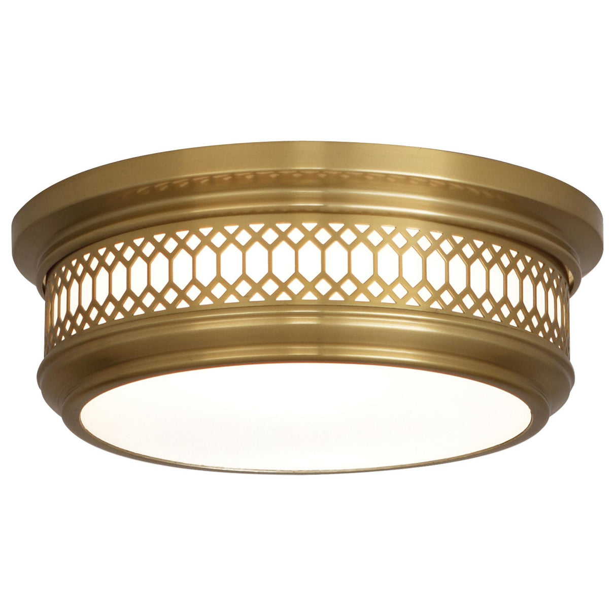 Robert Abbey (306) 11.75" x 4.25" WILLIAMSBURG TUCKER FLUSHMOUNT