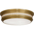 Robert Abbey (307) 16.75" x 4.63" WILLIAMSBURG TUCKER FLUSHMOUNT