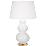 Robert Abbey (311X) 10" x 32.75" TRIPLE GOURD TABLE LAMP