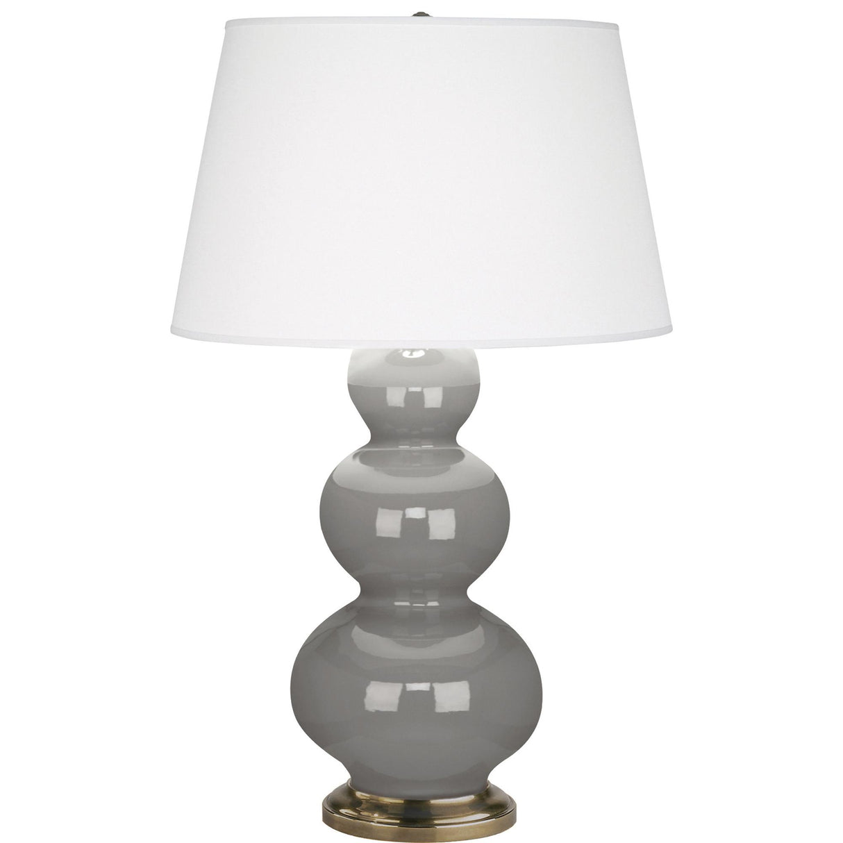 Robert Abbey (319X) 10" x 32.75" TRIPLE GOURD TABLE LAMP