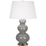 Robert Abbey (319X) 10" x 32.75" TRIPLE GOURD TABLE LAMP