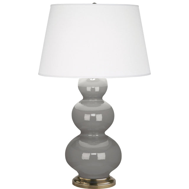 Robert Abbey (319X) 10" x 32.75" TRIPLE GOURD TABLE LAMP