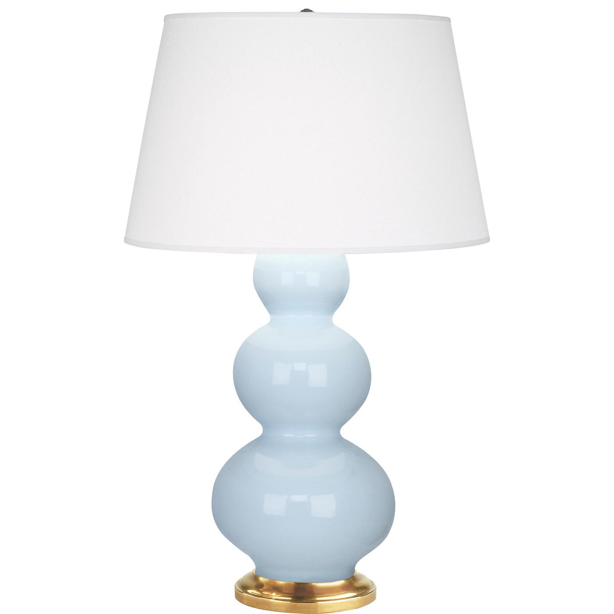 Robert Abbey (321X) 10" x 32.75" TRIPLE GOURD TABLE LAMP