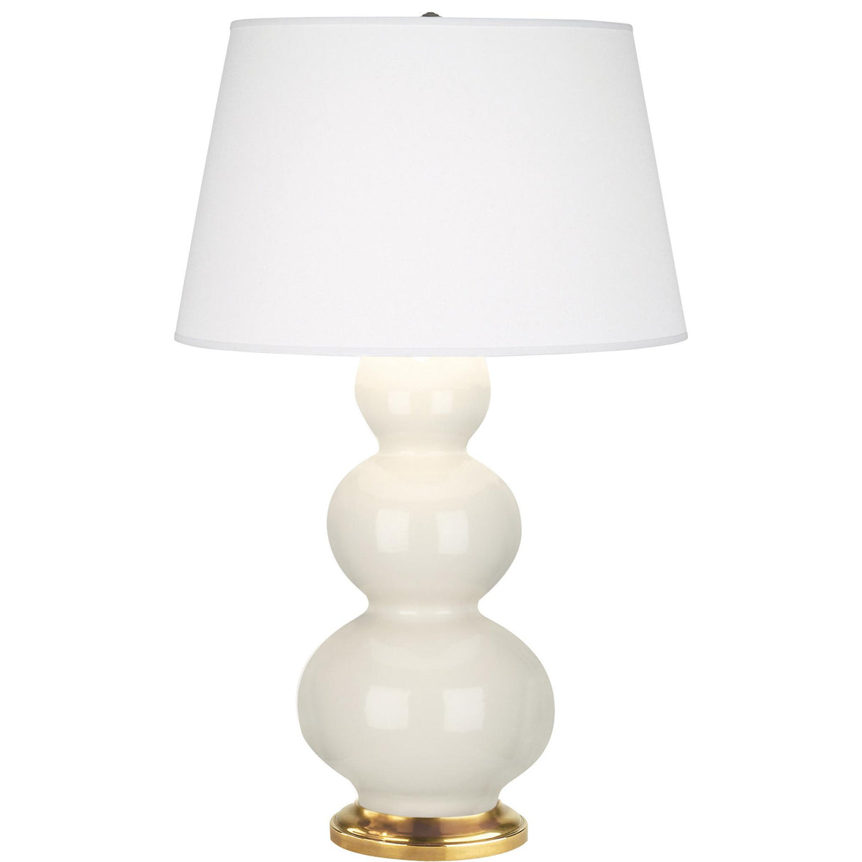 Robert Abbey (324X) 10" x 32.75" TRIPLE GOURD TABLE LAMP