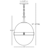 Robert Abbey (3393) 12.88" x 19.13" BRIGHTON PENDANT