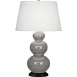 Robert Abbey (339X) 10" x 32.75" TRIPLE GOURD TABLE LAMP