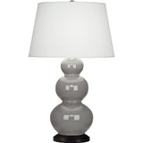 Robert Abbey (339X) 10" x 32.75" TRIPLE GOURD TABLE LAMP