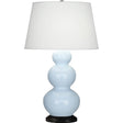 Robert Abbey (341X) 10" x 32.75" TRIPLE GOURD TABLE LAMP