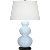 Robert Abbey (341X) 10" x 32.75" TRIPLE GOURD TABLE LAMP