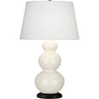 Robert Abbey (344X) 10" x 32.75" TRIPLE GOURD TABLE LAMP
