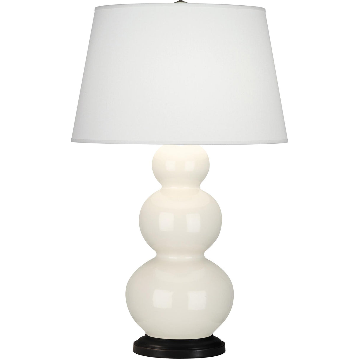 Robert Abbey (344X) 10" x 32.75" TRIPLE GOURD TABLE LAMP
